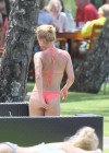 Hayden Panettiere Show her nice butt in a orange bikini in Hawaii (April 212)
